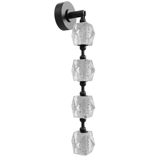 Wall Sconce Avenue Lighting HF3904-BK Beluga 4-Light 28"H LED Wall Sconce in Black/Textured Acrylic Avenue Lighting
