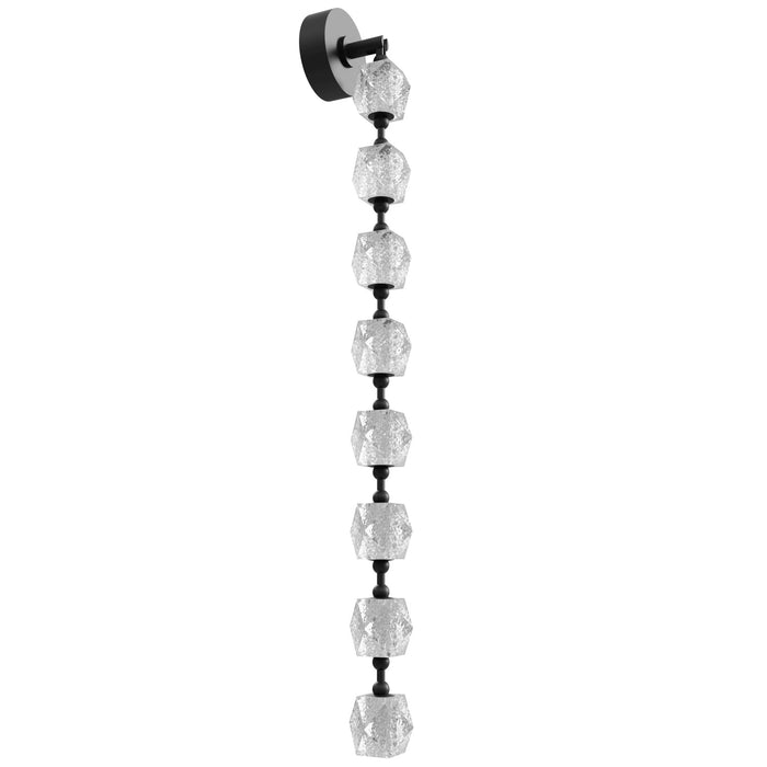 Wall Sconce Avenue Lighting HF3908-BK Beluga 8-Light 56"H LED Wall Sconce in Black/Textured Acrylic Avenue Lighting