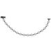 Pendant Light Avenue Lighting HF3916-BK Beluga 16-Light 112"L LED Pendant in Black/Textured Acrylic Avenue Lighting