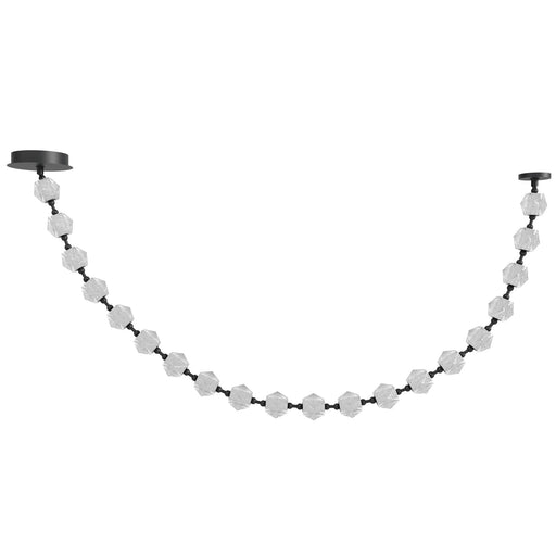 Pendant Light Avenue Lighting HF3920-BK Beluga 20-Light 140"L LED Pendant in Black/Textured Acrylic Avenue Lighting