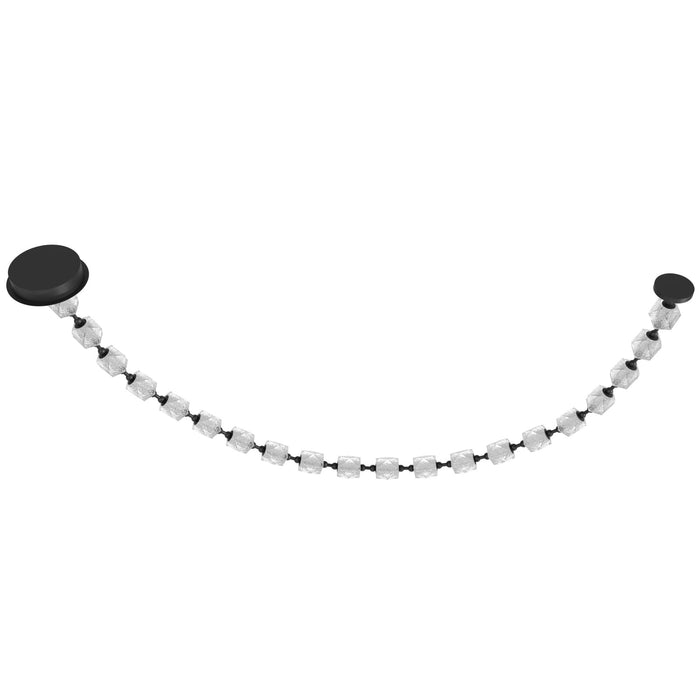 Pendant Light Avenue Lighting HF3920-BK Beluga 20-Light 140"L LED Pendant in Black/Textured Acrylic Avenue Lighting