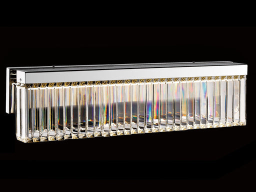 Wall Sconce Avenue Lighting HF4003-PN Broadway 30"W LED Wall Sconce in Polished Nickel/Clear Crystal Avenue Lighting