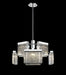 Chandelier Avenue Lighting HF4008-PN Broadway 8-Light 28"W LED Chandelier in Polished Nickel/Clear Crystals Avenue Lighting