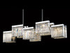 Chandelier Avenue Lighting HF4010-PN Broadway 10-Light 57"W Chandelier in Polished Nickel/Clear Crystals Avenue Lighting