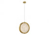 Pendant Light Avenue Lighting HF5014-PB Bottega 6"W Ring LED Pendant in Polished Brass Avenue Lighting
