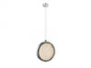 Pendant Light Avenue Lighting HF5014-PN Bottega 6"W Ring LED Pendant in Polished Nickel Avenue Lighting