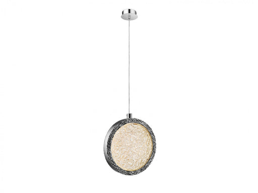 Pendant Light Avenue Lighting HF5014-PN Bottega 6"W Ring LED Pendant in Polished Nickel Avenue Lighting