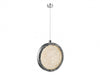 Pendant Light Avenue Lighting HF5018-PN Bottega 10"W Ring LED Pendant in Polished Nickel Avenue Lighting