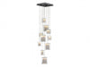 Multi-Light Pendant Avenue Lighting HF6010-BA Brentwood 10-Light 17"W LED Pendant in Brushed Aluminum Avenue Lighting