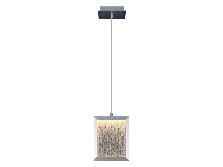 Pendant Light Avenue Lighting HF6014-BA Brentwood 9"W Rectangular LED Pendant in Brushed Aluminum Avenue Lighting