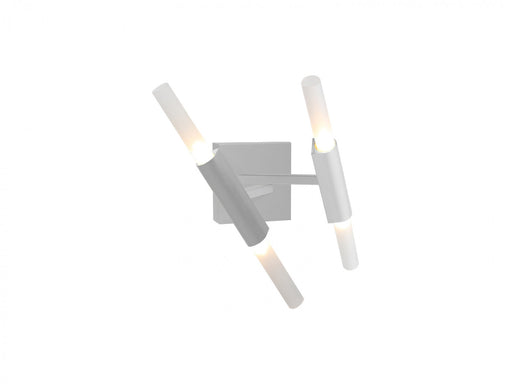 Wall Sconce Avenue Lighting HF8052-CH San Vicente Blvd. San Vicente 14"W 2-Light Sticks LED Wall Sconce in Chrome in Matte Chrome Avenue Lighting