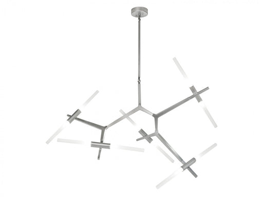 Chandelier Avenue Lighting HF8059-10-CH San Vicente Blvd. San Vicente 10-Light 39"W Chandelier in Chrome in Matte Chrome Avenue Lighting