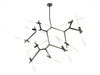 Chandelier Avenue Lighting HF8061-20-DBZ San Vicente Blvd. San Vicente 20-Light 43"W Sphere Chandelier in Dark Bronze Avenue Lighting
