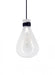 Pendant Light Avenue Lighting HF8188-WHT Del Mar 1-Light 6"W Mini Pendant in Black/White Glass in White / Clear Avenue Lighting