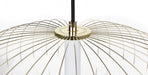 Pendant Light Avenue Lighting HF8212-GL Delano 28"W Sphere LED Pendant in Gold Avenue Lighting
