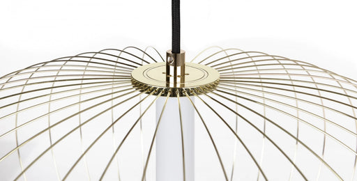 Pendant Light Avenue Lighting HF8212-GL Delano 28"W Sphere LED Pendant in Gold Avenue Lighting