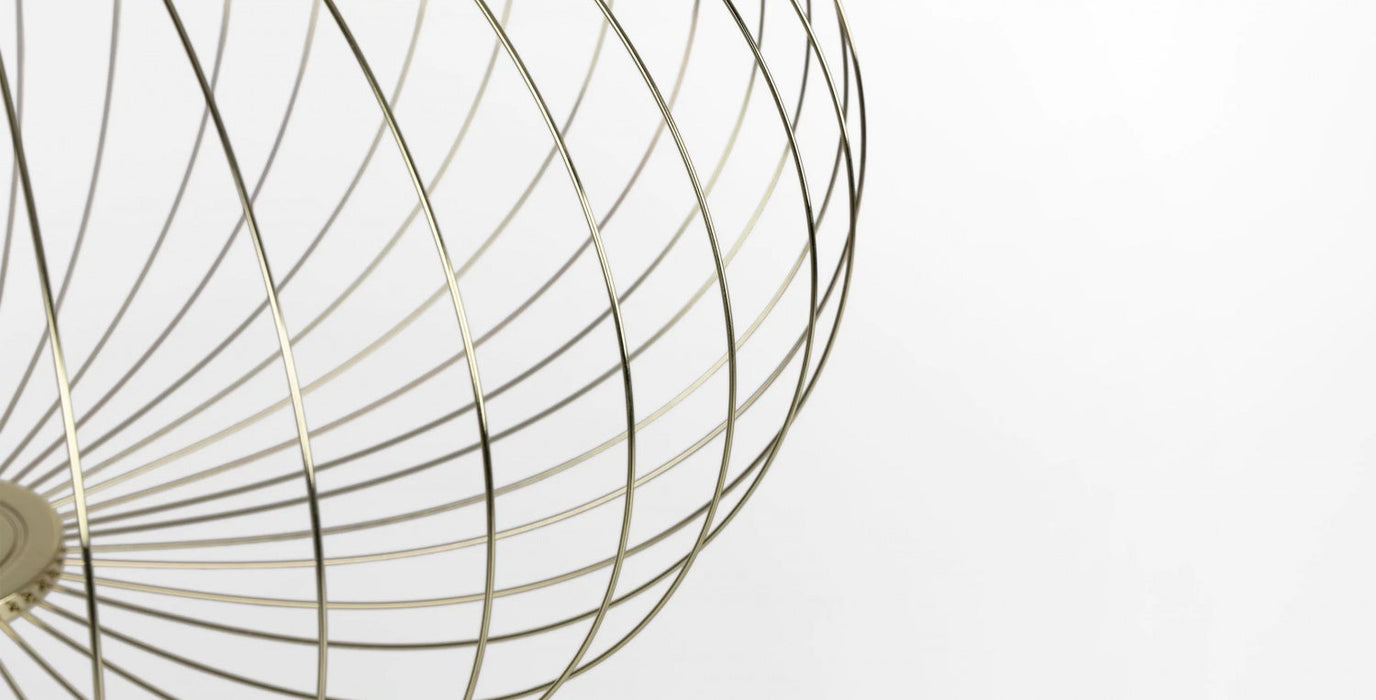 Pendant Light Avenue Lighting HF8212-GL Delano 28"W Sphere LED Pendant in Gold Avenue Lighting