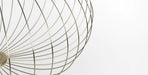 Pendant Light Avenue Lighting HF8212-GL Delano 28"W Sphere LED Pendant in Gold Avenue Lighting