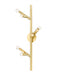 Wall Sconce Avenue Lighting HF8886-BB The Oaks 6-Light 36"H Wall Sconce in Brushed Brass Avenue Lighting