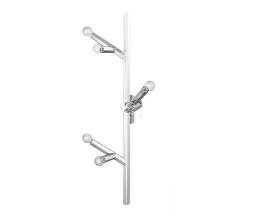 Wall Sconce Avenue Lighting HF8886-PN The Oaks 6-Light 36"H Wall Sconce in Polished Nickel Avenue Lighting