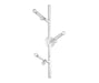 Wall Sconce Avenue Lighting HF8886-PN The Oaks 6-Light 36"H Wall Sconce in Polished Nickel Avenue Lighting