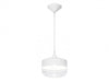 Pendant Light Avenue Lighting HF9113-WHT Robertson Blvd. 10"W Mini Pendant in White/Clear Glass Avenue Lighting