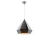 Pendant Light Avenue Lighting HF9115-CH Doheny Ave. Doheny 14''W Geometric Gemstone Shape Pendant in Chrome Avenue Lighting