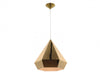 Pendant Light Avenue Lighting HF9115-GL Doheny Ave. Doheny 14''W Geometric Gemstone Shape Pendant in Gold Avenue Lighting