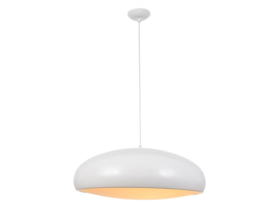 Pendant Light Avenue Lighting HF9116-WT Doheny Ave. Doheny 24''W Dome Pendant in White Avenue Lighting