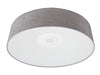 Flush Mount Avenue Lighting HF9201-GRY Cermack St. 16"W Drum Flushmount with Grey Linen Shade Avenue Lighting