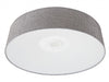 Flush Mount Avenue Lighting HF9202-GRY Cermack St. 24"W Drum Flushmount with Grey Linen Shade Avenue Lighting