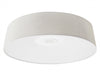 Flush Mount Avenue Lighting HF9202-IVY Cermack St. 24"W Drum Flushmount with Ivory Linen Shade Avenue Lighting