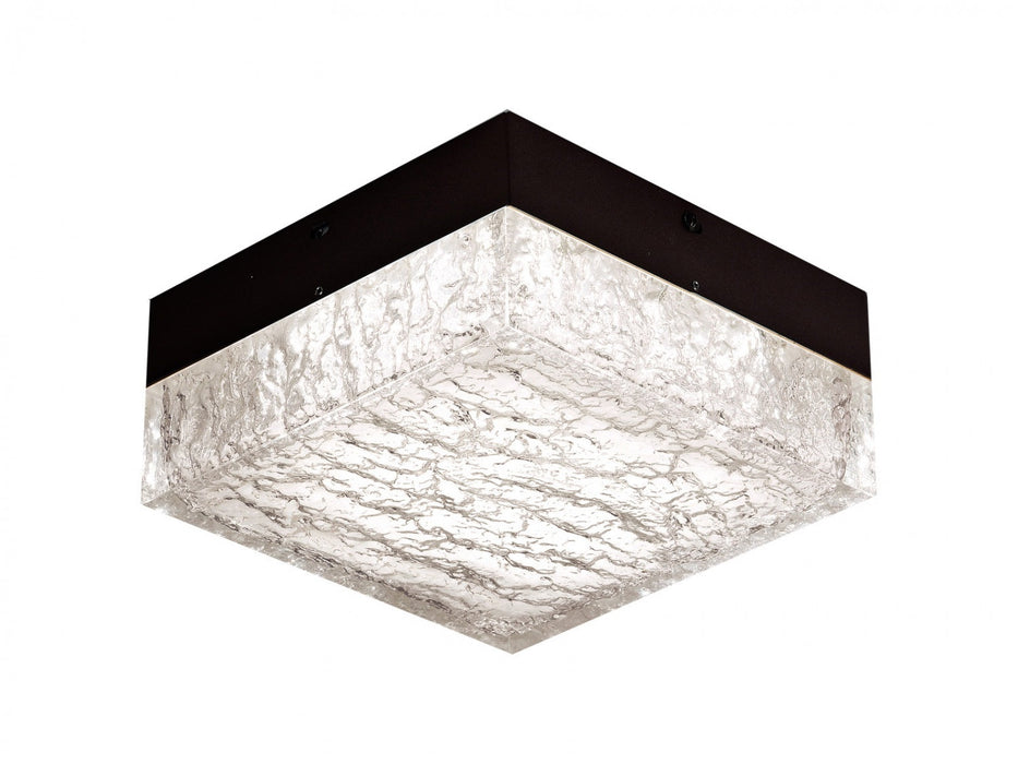 Flush Mount Avenue Lighting HF9208-BLK Cermack St. 8"W Square LED Flushmount in Black Avenue Lighting