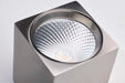Track Head Satco JH5053 8 Watt LED Track Head - 2700K/3000K/3500K/4000K/5000K CCT Selectable - Dim to Warm - J Style - 36 Degree Beam Angle - 120 Volt - Brushed Nickel - Square Satco