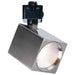 Track Head Satco JH5056 8 Watt LED Track Head - 2700K/3000K/3500K/4000K/5000K CCT Selectable - Dim to Warm - J Style - 48 Degree Beam Angle - 120 Volt - Brushed Nickel - Square Satco