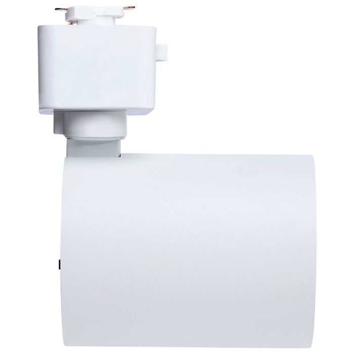 Track Head Satco JH5061 8 Watt LED Track Head - 2700K/3000K/3500K/4000K/5000K CCT Selectable - Dim to Warm - J Style - 36 Degree Beam Angle - 120 Volt - White - Round Satco