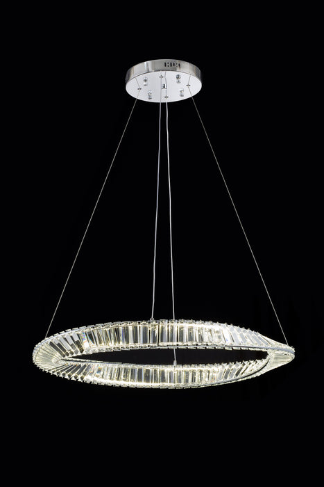 Rita L1860/60/030CH LED Crystal Ring Chandelier