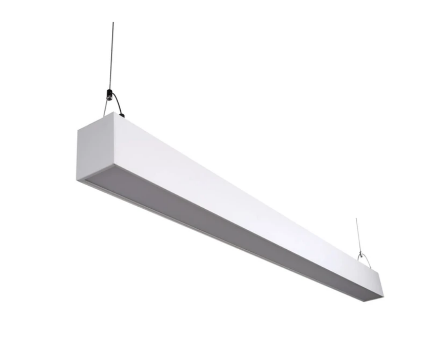 Suspended Lighting Radiant-Lite HY-4FT-LUD-50W-30/40/50K 50 Watts Architectural Suspended Up/Down Light CCT Selectable Radiant-Lite
