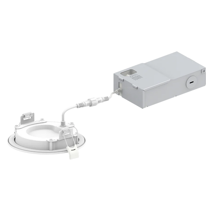 LED Downlight Luxrite LR23731 4" LED Mini Panel 5CCT Baffled Canless Wafer Downlight Luxrite