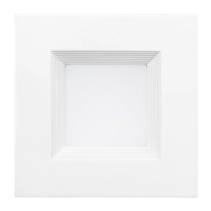Luxrite LR23784 4 Inch LED Retrofit Downlight Square Baffled Trim 5 CCT Selectable LightStoreUSA