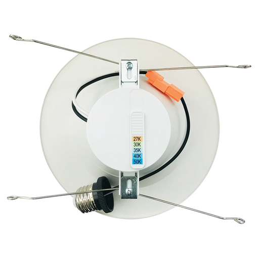 LED Downlight Luxrite LR23795 5-6" LED Downlight Retrofit 14W 5CCT Baffle Trim Luxrite