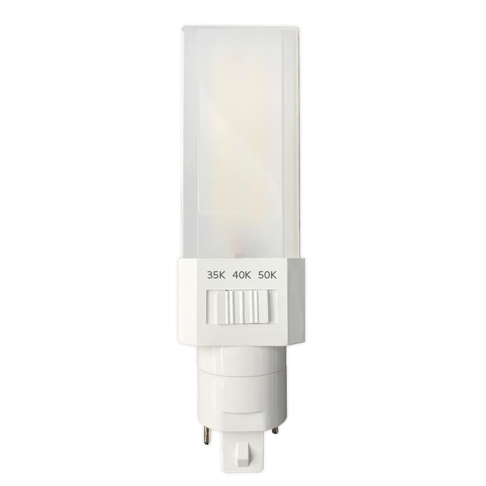 LED PL Lamp Luxrite LR24565 LED PL Lamp Quad Style 11W 3CCT Horizontal/Ballast Bypass Luxrite
