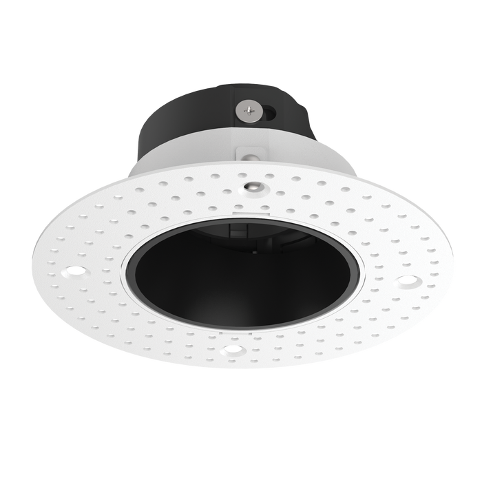 Recessed Lighting Trims Luxrite LR25246 3" Architectural Interchangeable Module - Black Round Trimless Luxrite