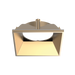Recessed Lighting Reflectors Luxrite LR25258 3" Architectural Module Gold Reflector Replacement - Square Luxrite