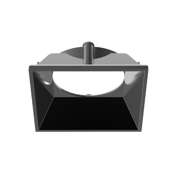 Recessed Lighting Reflectors Luxrite LR25259 3" Architectural Module Chrome Black Reflector Replacement - Square Luxrite