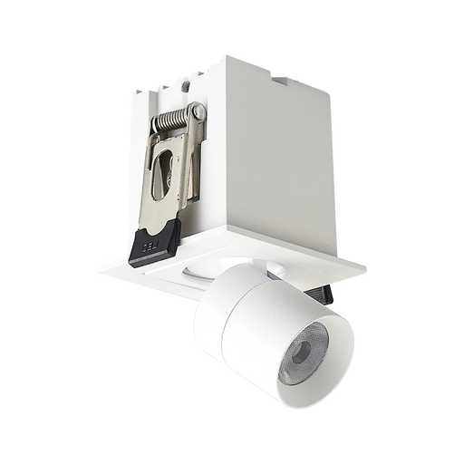 Canless Spotlight Luxrite Retractable Multi-Light Canless Spotlight 5CCT Selectable - White Luxrite