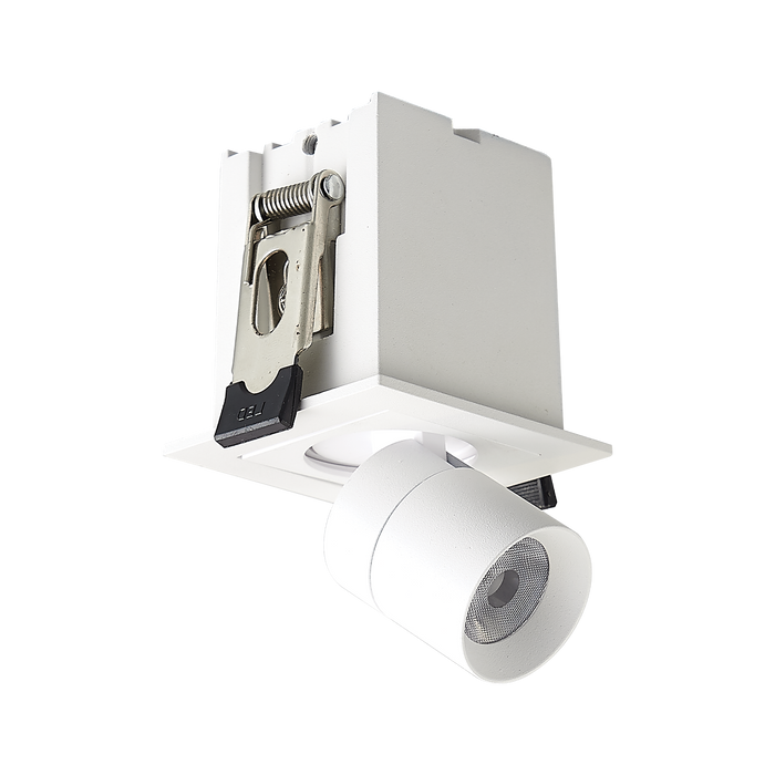 Canless Spotlight Luxrite Retractable Multi-Light Canless Spotlight 5CCT Selectable - White Luxrite