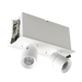 Canless Spotlight Luxrite Retractable Multi-Light Canless Spotlight 5CCT Selectable - White Luxrite