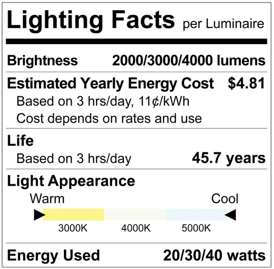 Luxrite LR40338 12" Up-Down Cylinder Light 20-40 Watt & 3 CCT Selectable HIGH OUTPUT LightStoreUSA