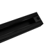Luxrite LR43800 2' Surface Mount H-Type Single Circuit 3-Wire Track - Black Finish